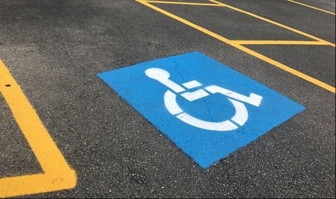 Handicap spot in your parking lot, Olathe, Kansas