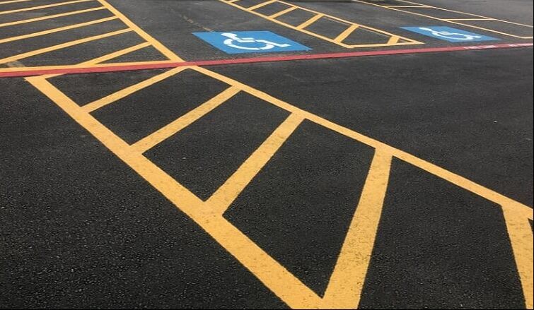 Pressure washing in your parking lot in Raymore, Missouri